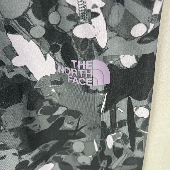 North Face Printed Motivation Hi-Rise 7/8 Pocket Leggings Women's Larg Camo Grey - Picture 2 of 10